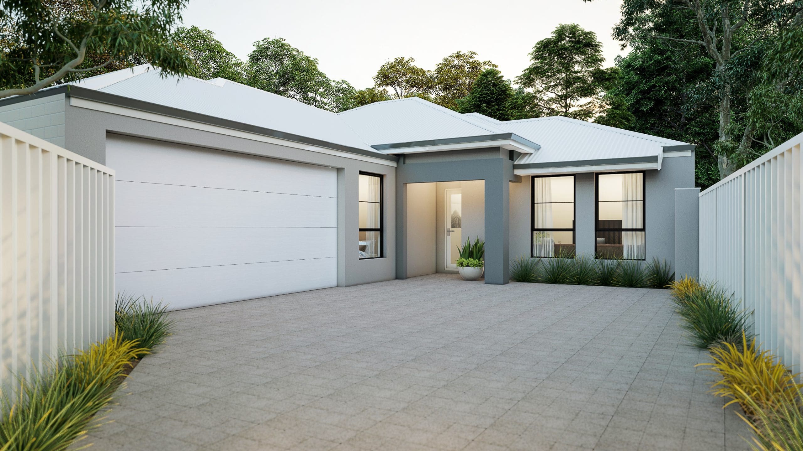 Home Behind Existing House